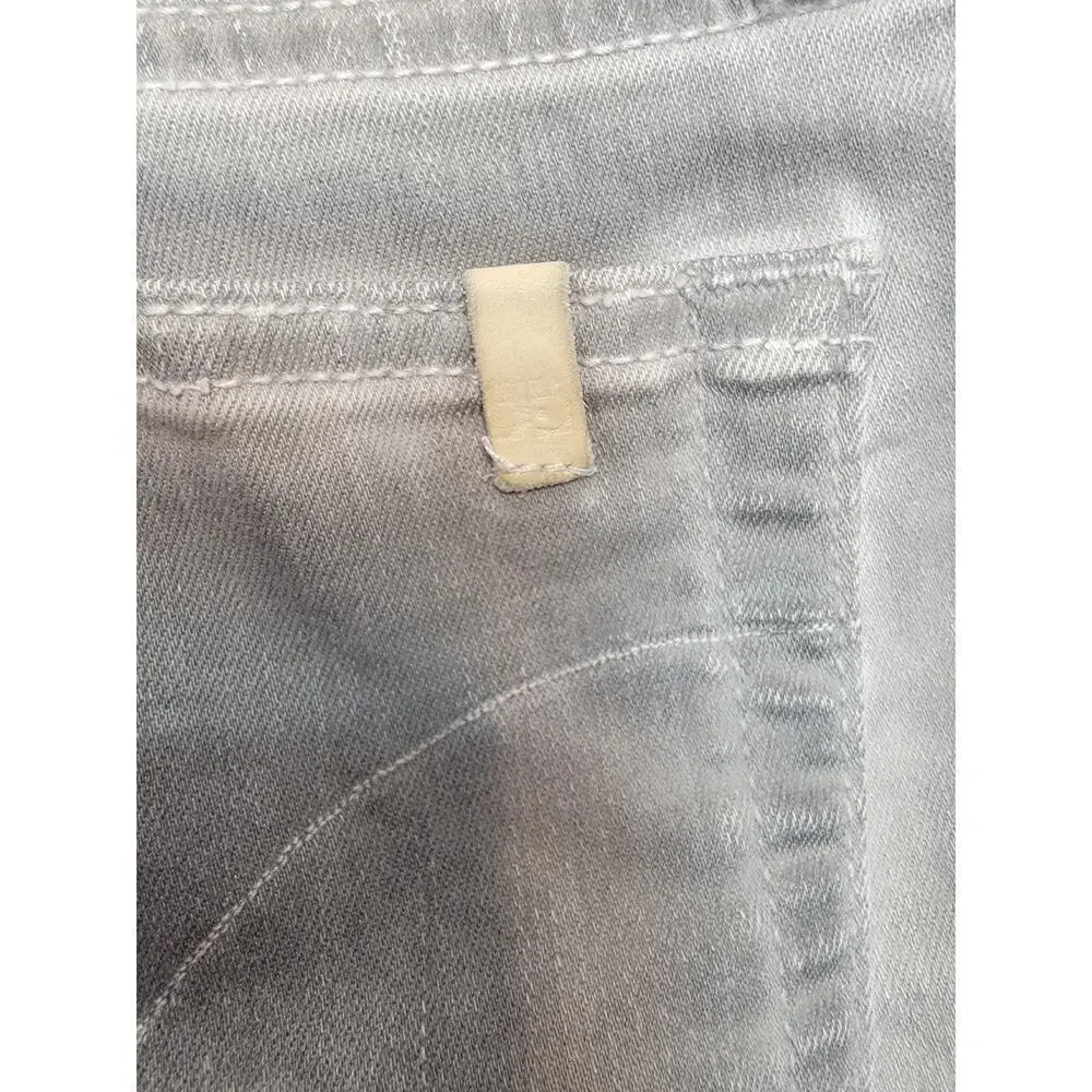 Joes Jeans Shorts Womens Sz 30 Silver Gray High Rise Denim